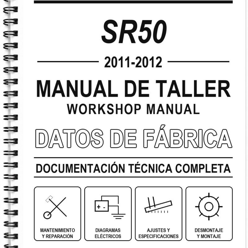 Manual de Taller Aprilia SR50 (2011-2012)