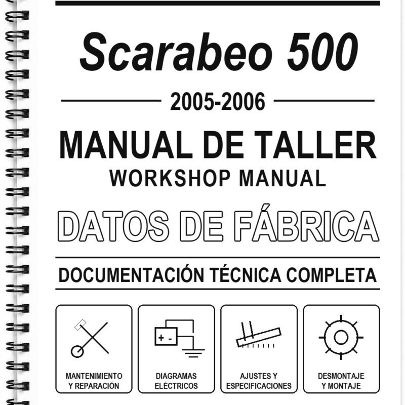 Manual de Taller Aprilia Scarabeo 500 (2005-2006)