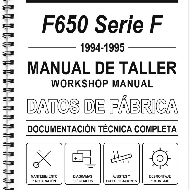 Manual de Taller BMW F650 Serie F (1994-1995)