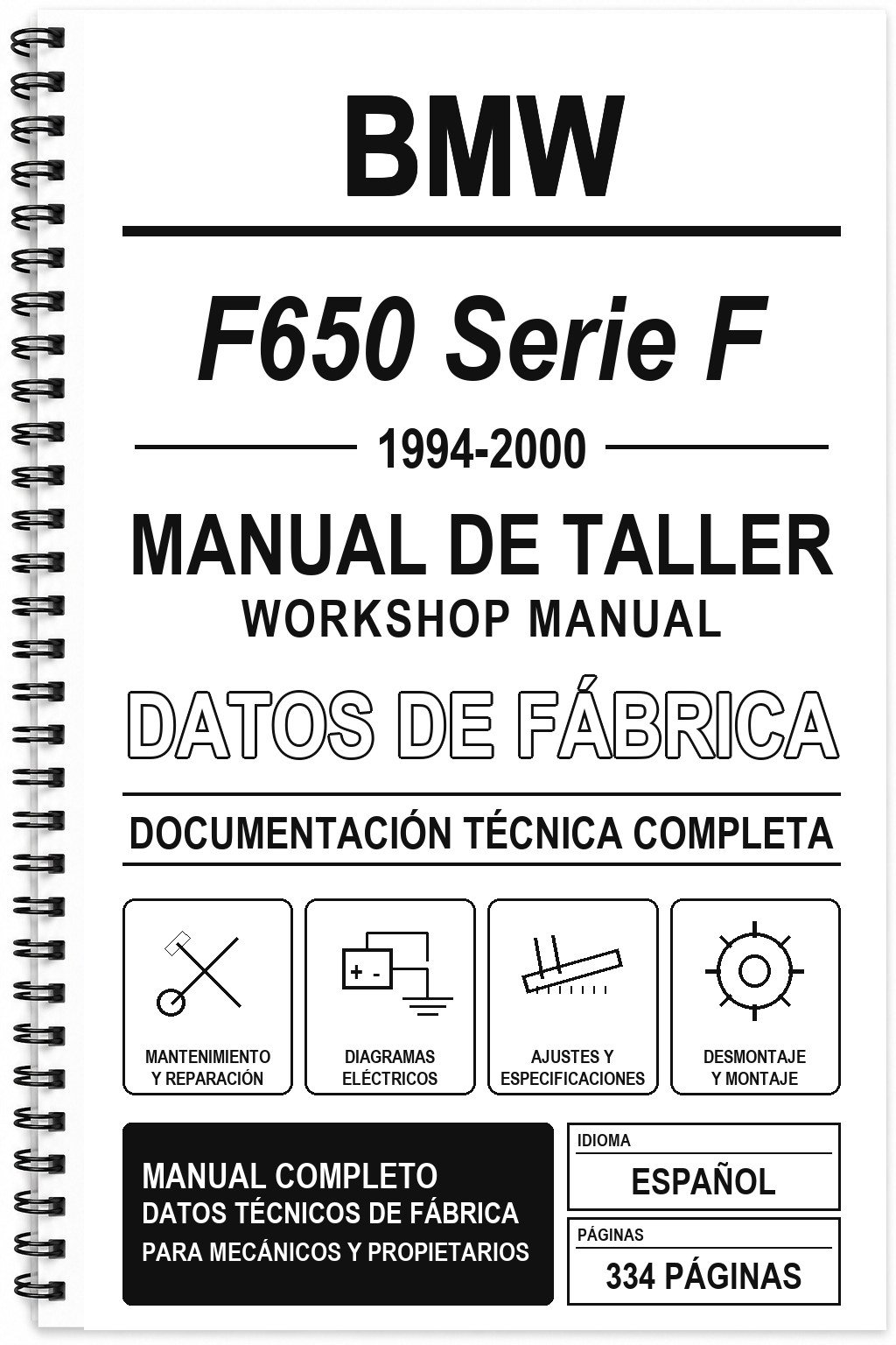 Manual de Taller BMW F650 Serie F (1994-2000)