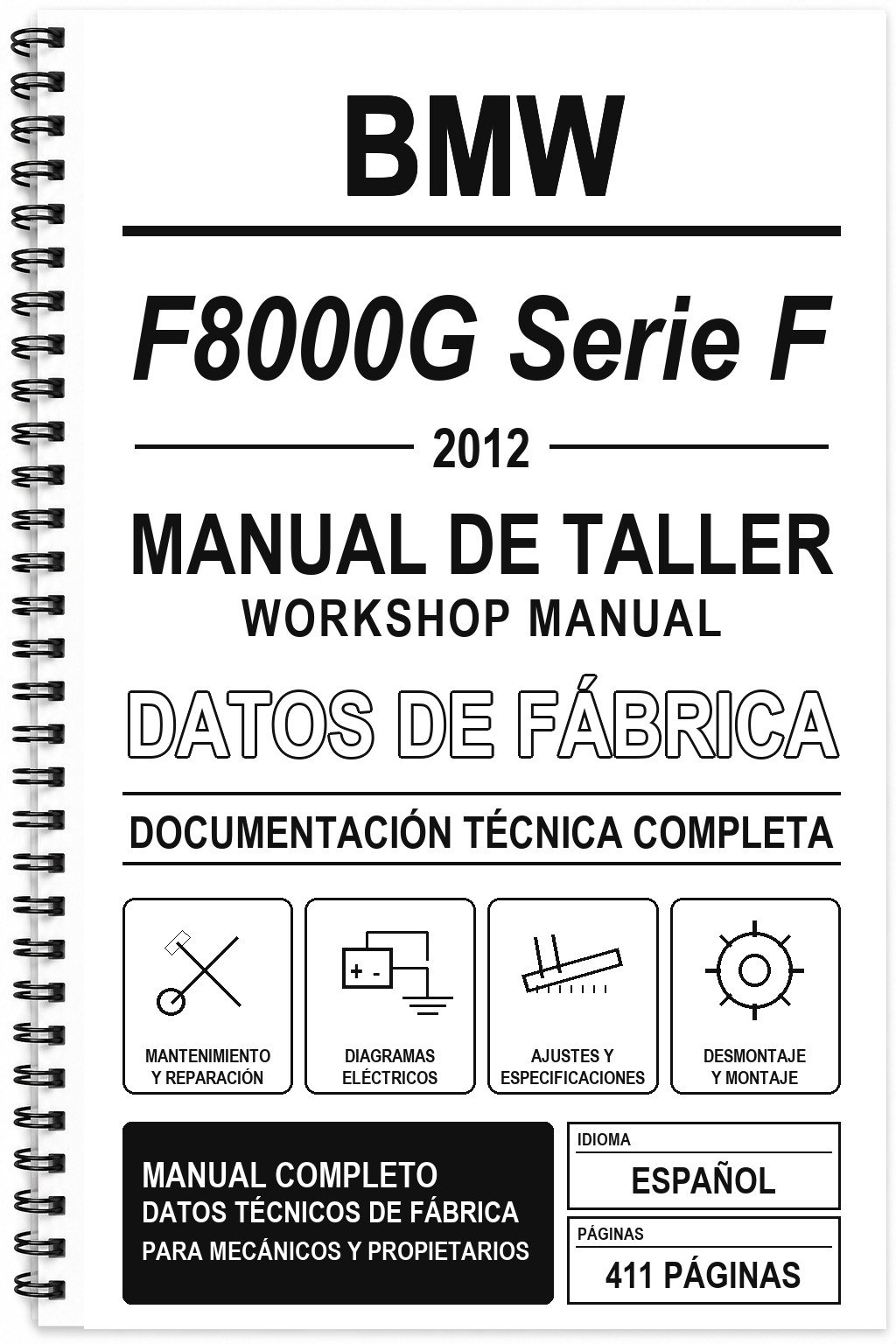 Manual de Taller BMW F8000G Serie F (2012)