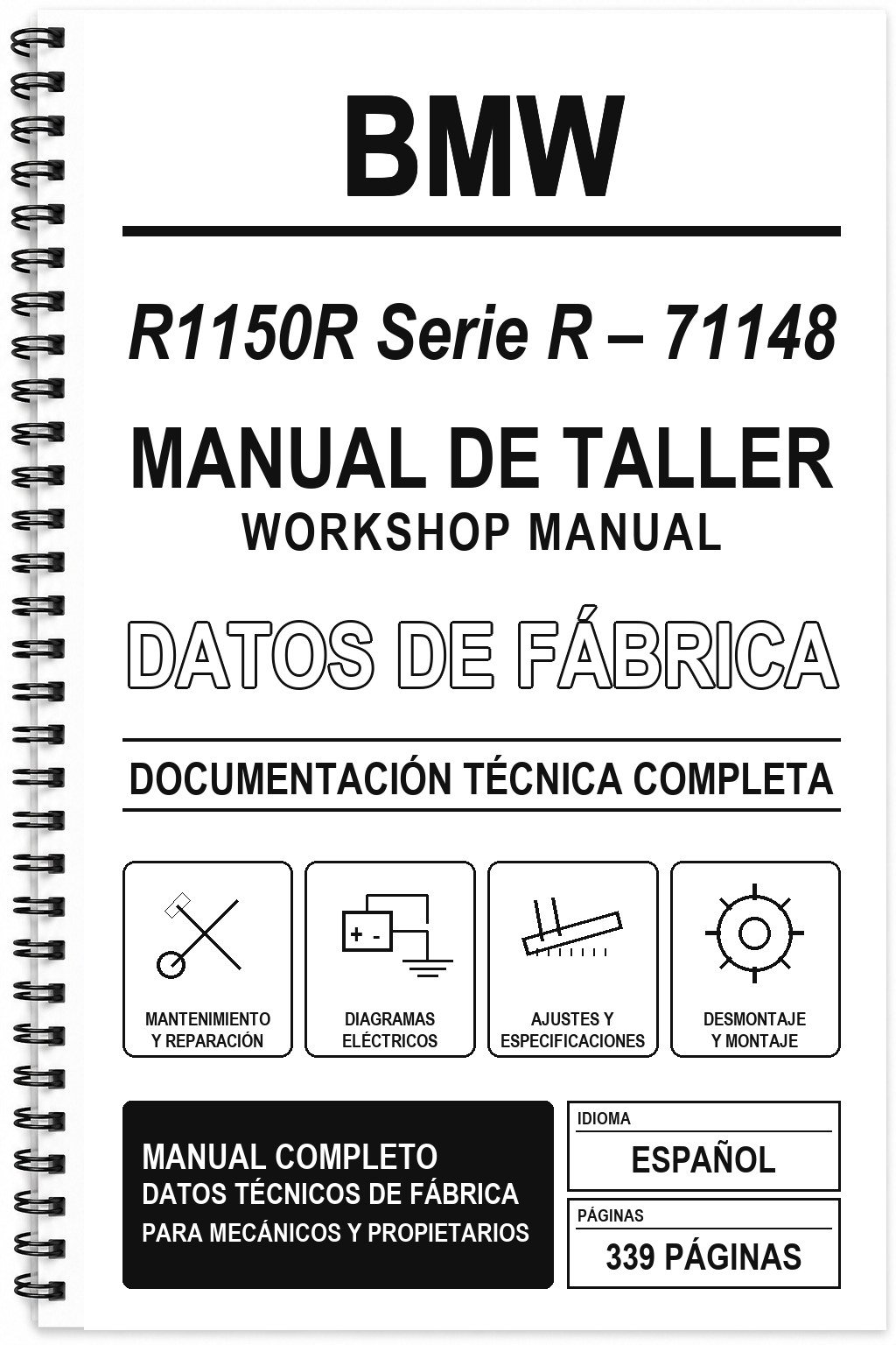 Manual de Taller BMW R1150R Serie R – 71148