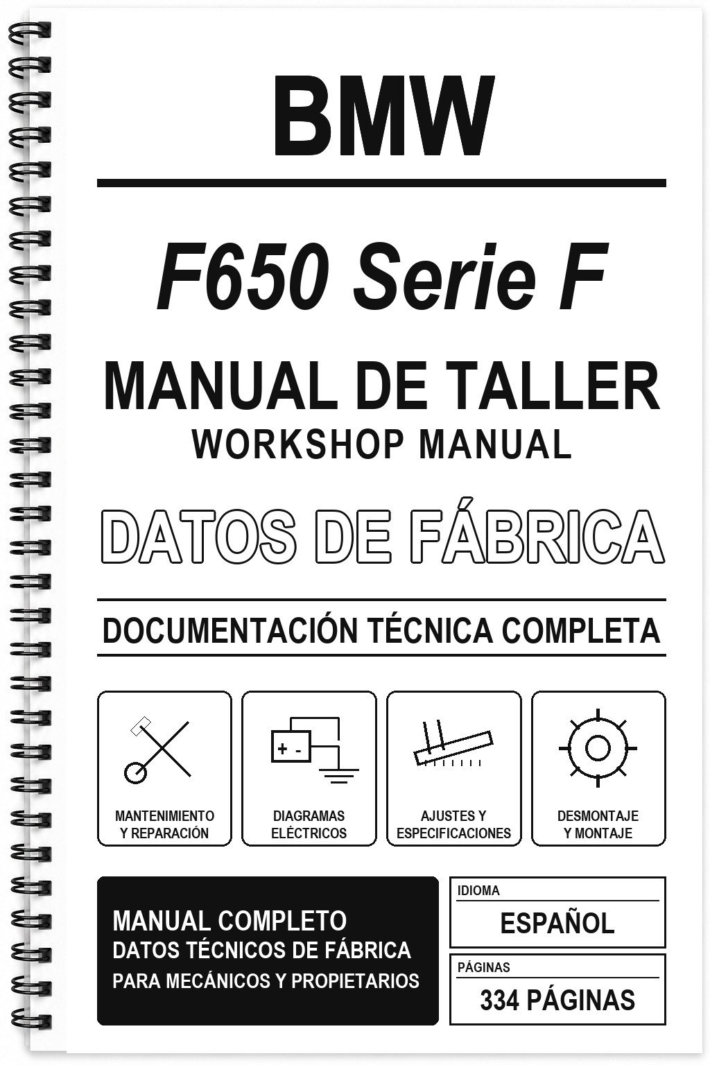 Manual de Taller BMW F650 Serie F