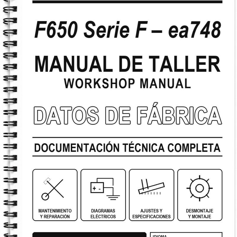 Manual de Taller BMW F650 Serie F – ea748