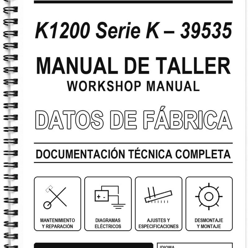 Manual de Taller BMW K1200 Serie K – 39535