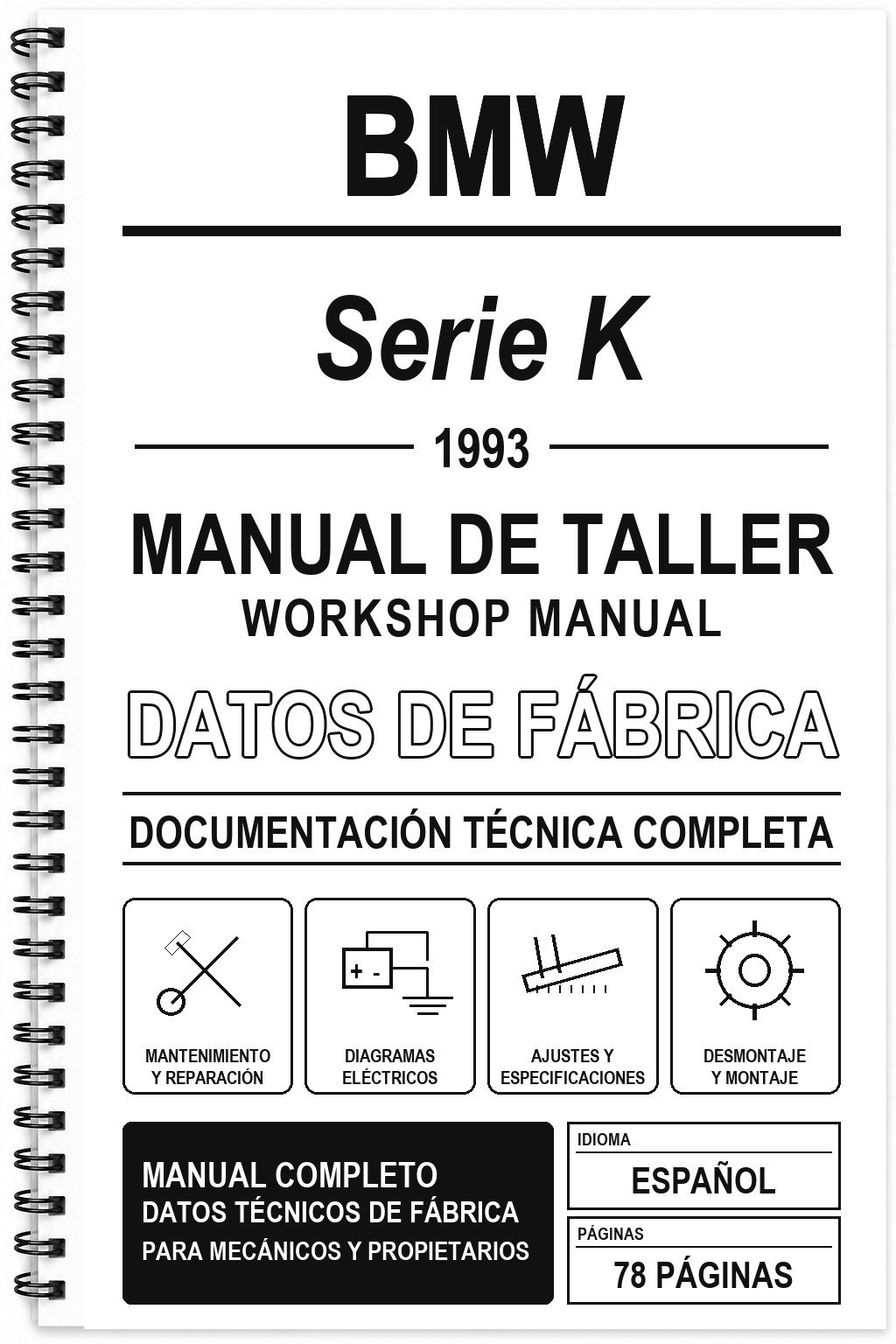 Manual de Taller BMW Serie K (1993)