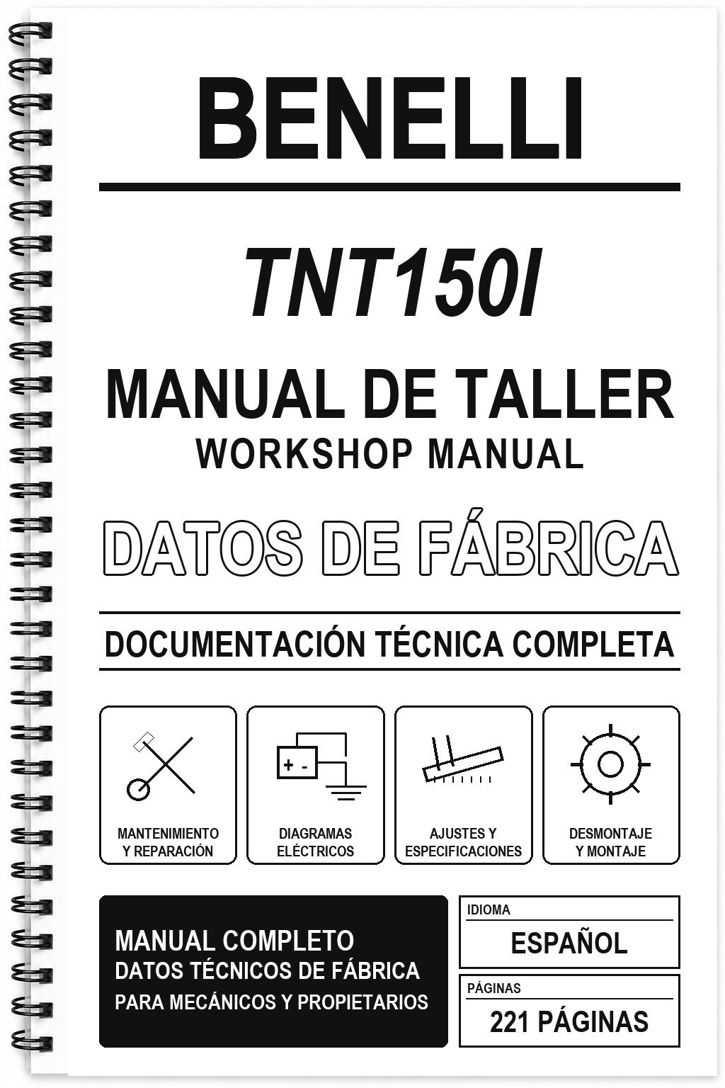 Manual de Taller Benelli TNT150I