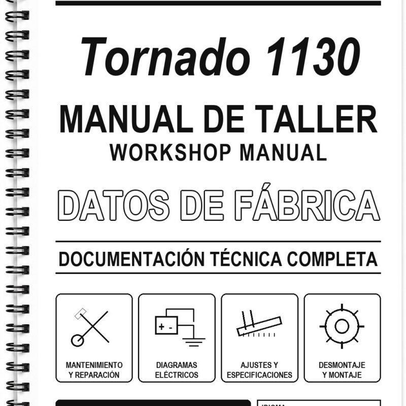 Manual de Taller Benelli Tornado 1130 (Inglés)