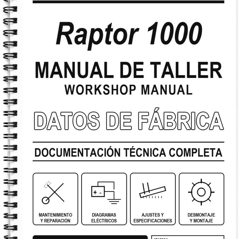 Manual de Taller Cagiva Raptor 1000 (Alemán)