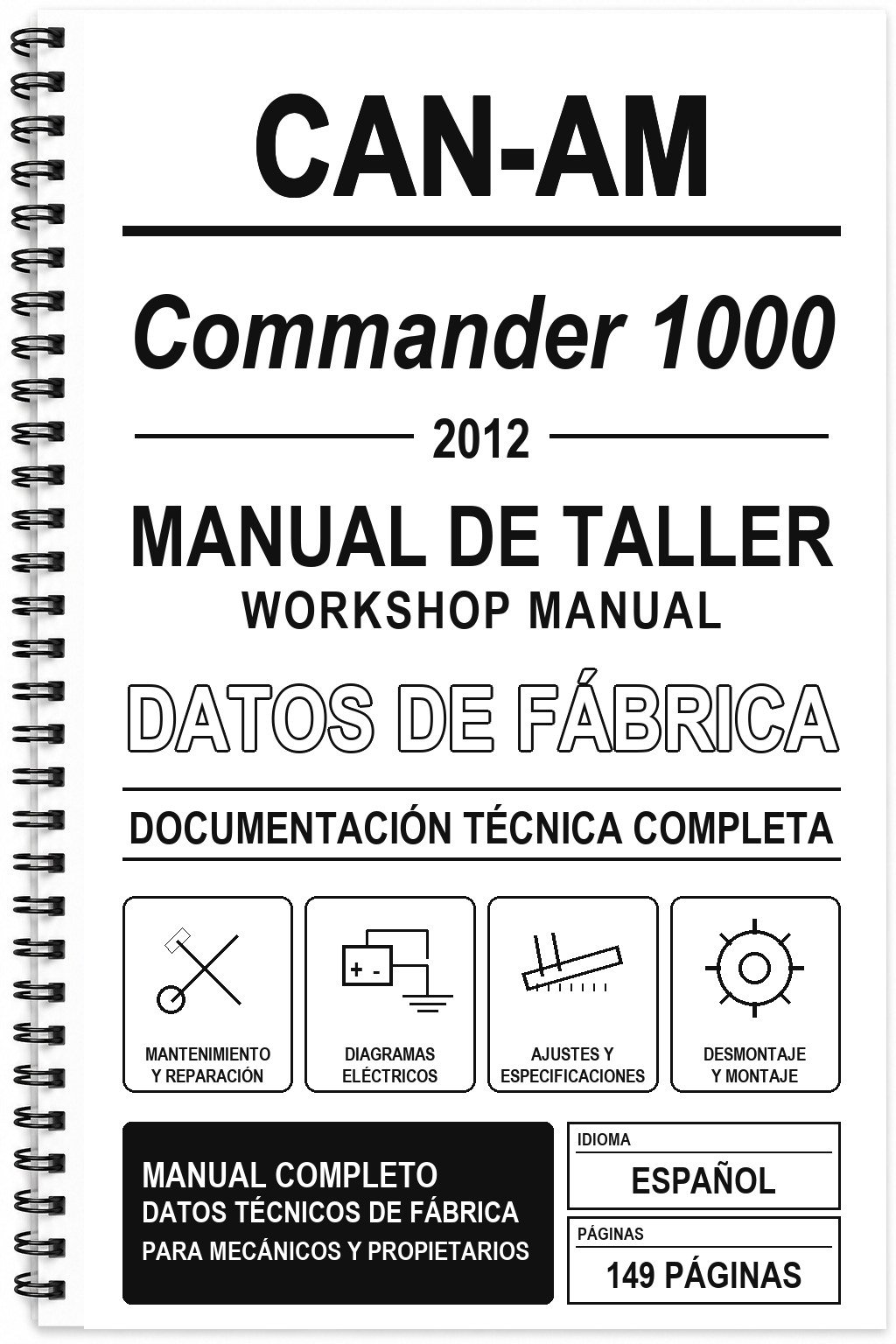 Manual de Taller Can-Am Commander 1000 (2012)