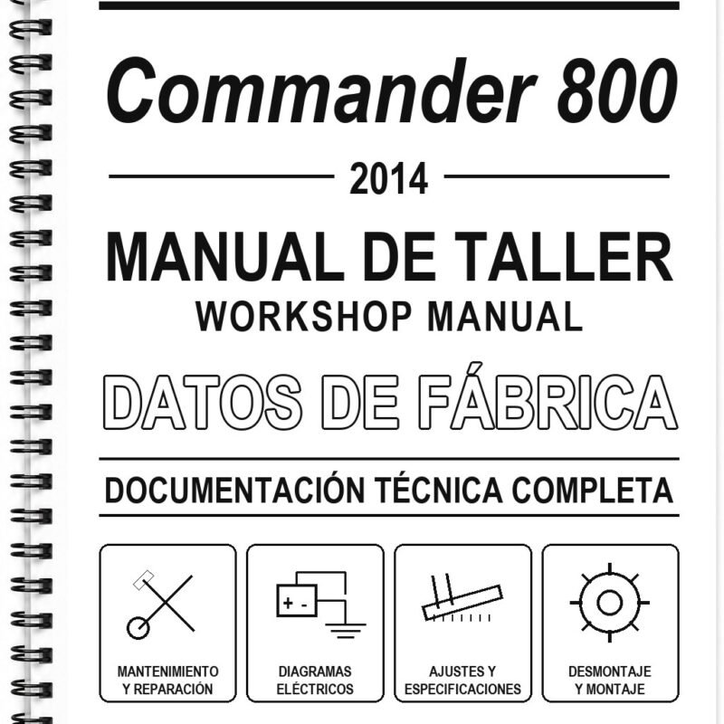 Manual de Taller Can-Am Commander 800 (2014)