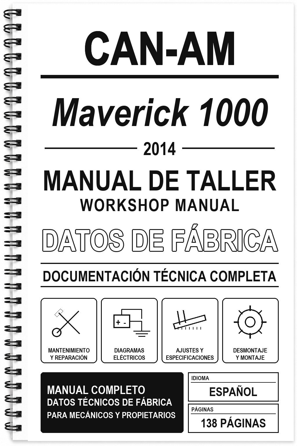 Manual de Taller Can-Am Maverick 1000 (2014)