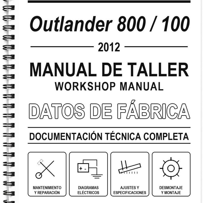 Manual de Taller Can-Am Outlander 800 / 100 (2012)