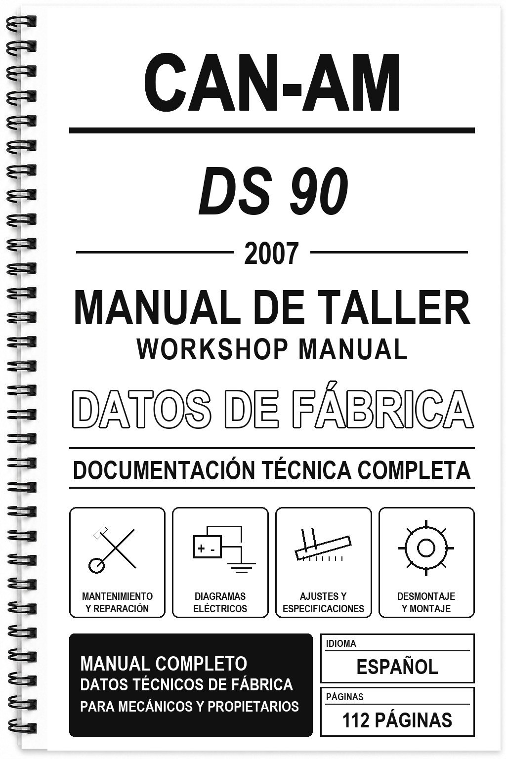 Manual de Taller Can-Am DS 90 (2007)