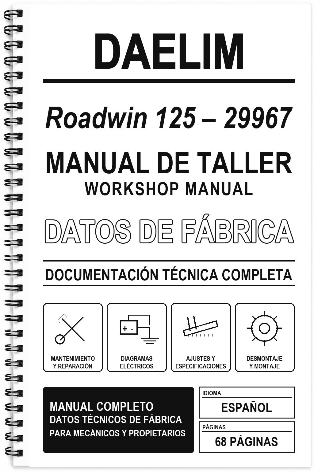 Manual de Taller Daelim Roadwin 125 – 29967