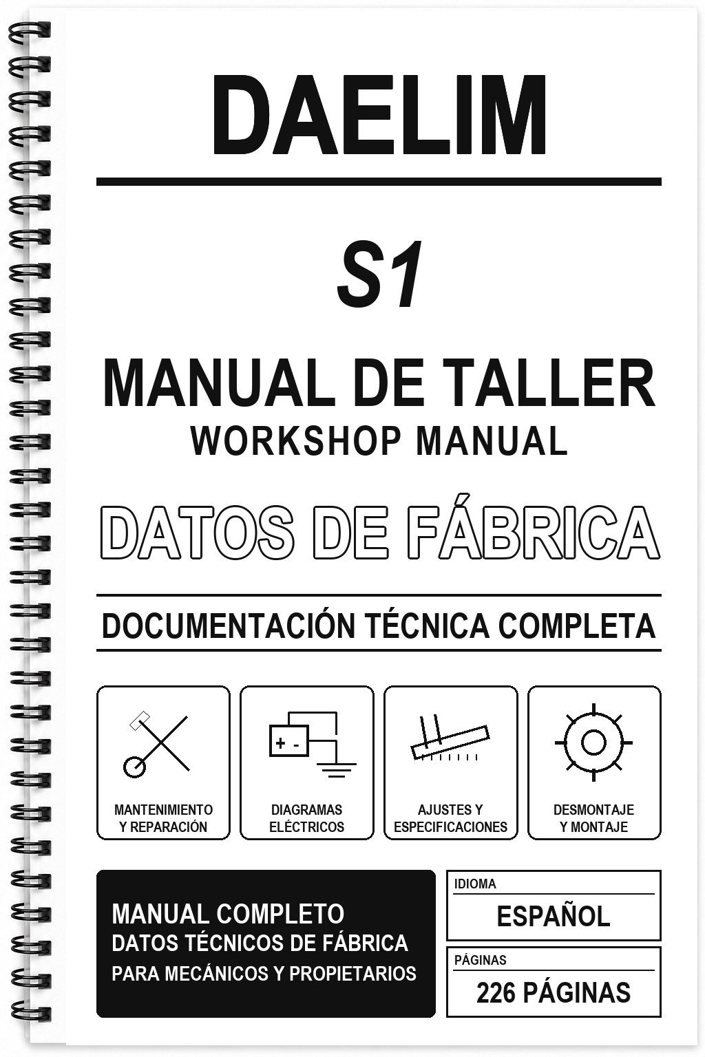 Manual de Taller Daelim S1