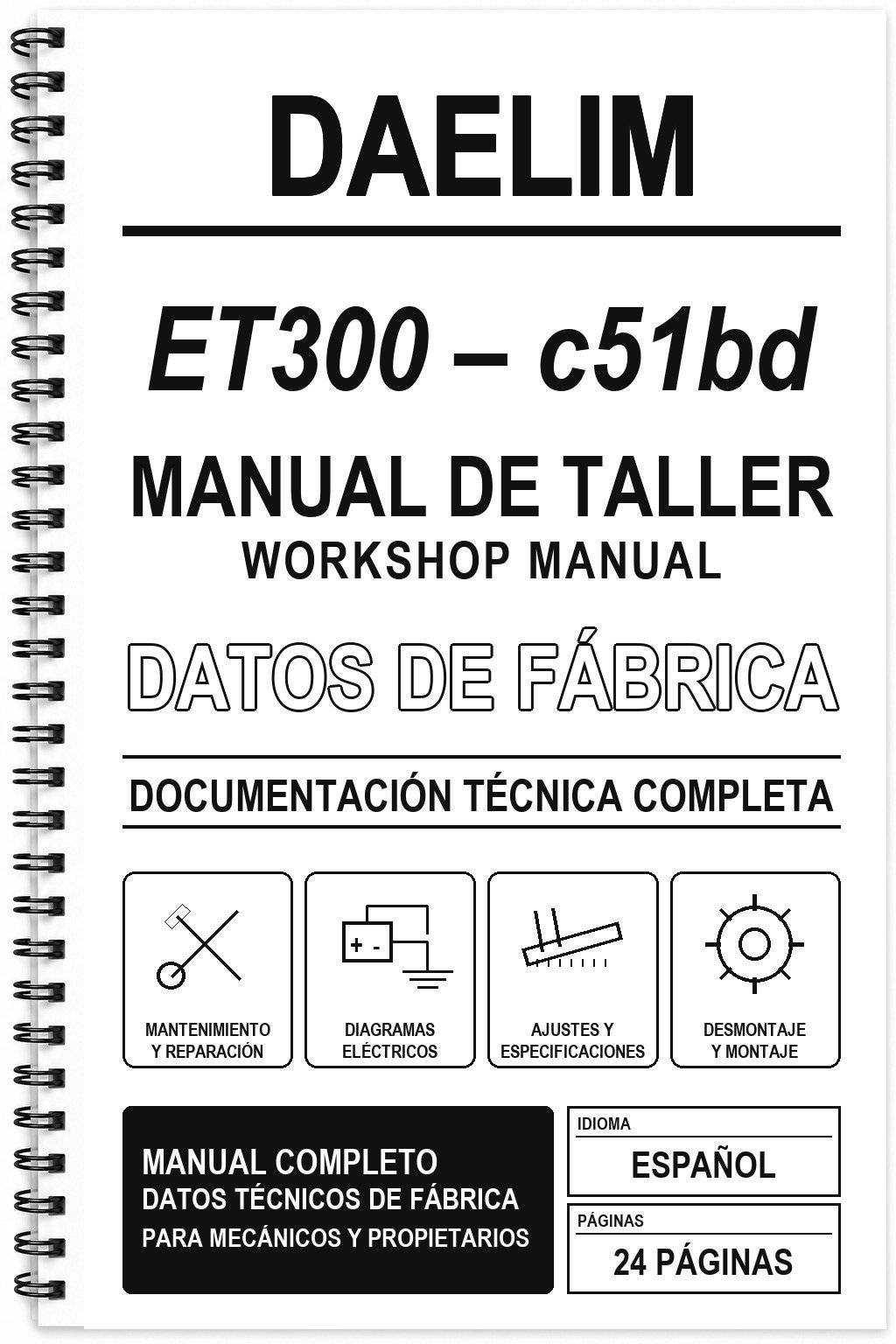 Manual de Taller Daelim ET300 – c51bd
