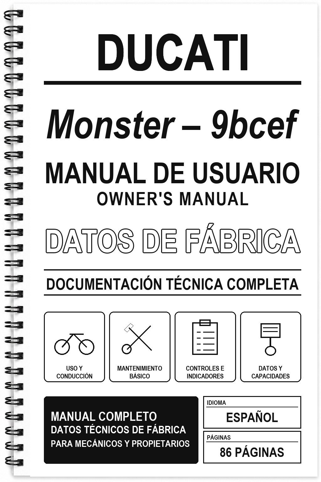 Manual de Usuario Ducati Monster – 9bcef