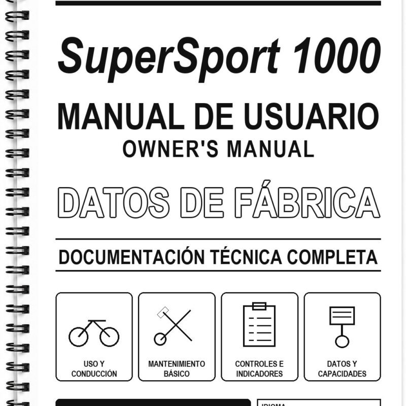 Manual de Usuario Ducati SuperSport 1000