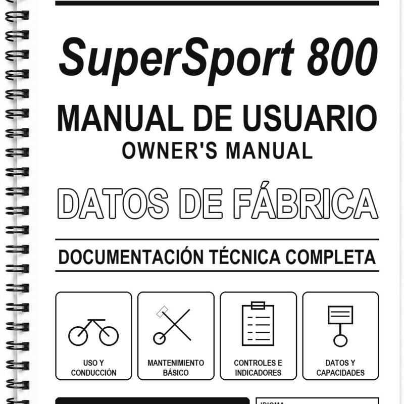 Manual de Usuario Ducati SuperSport 800