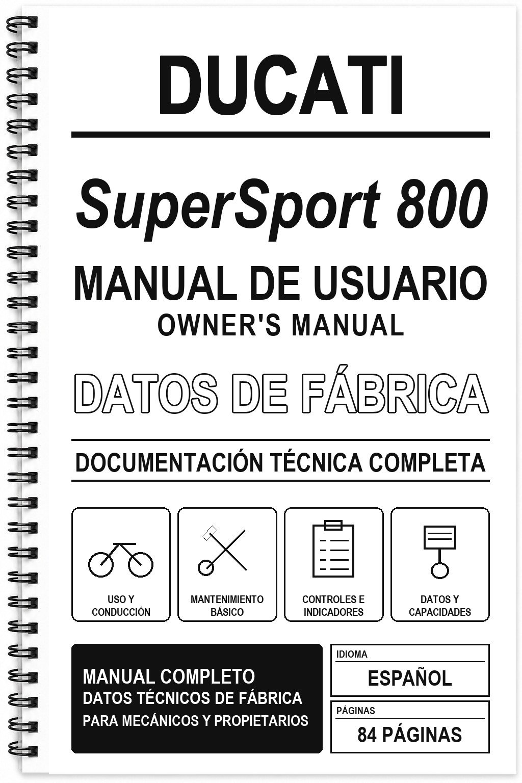 Manual de Usuario Ducati SuperSport 800