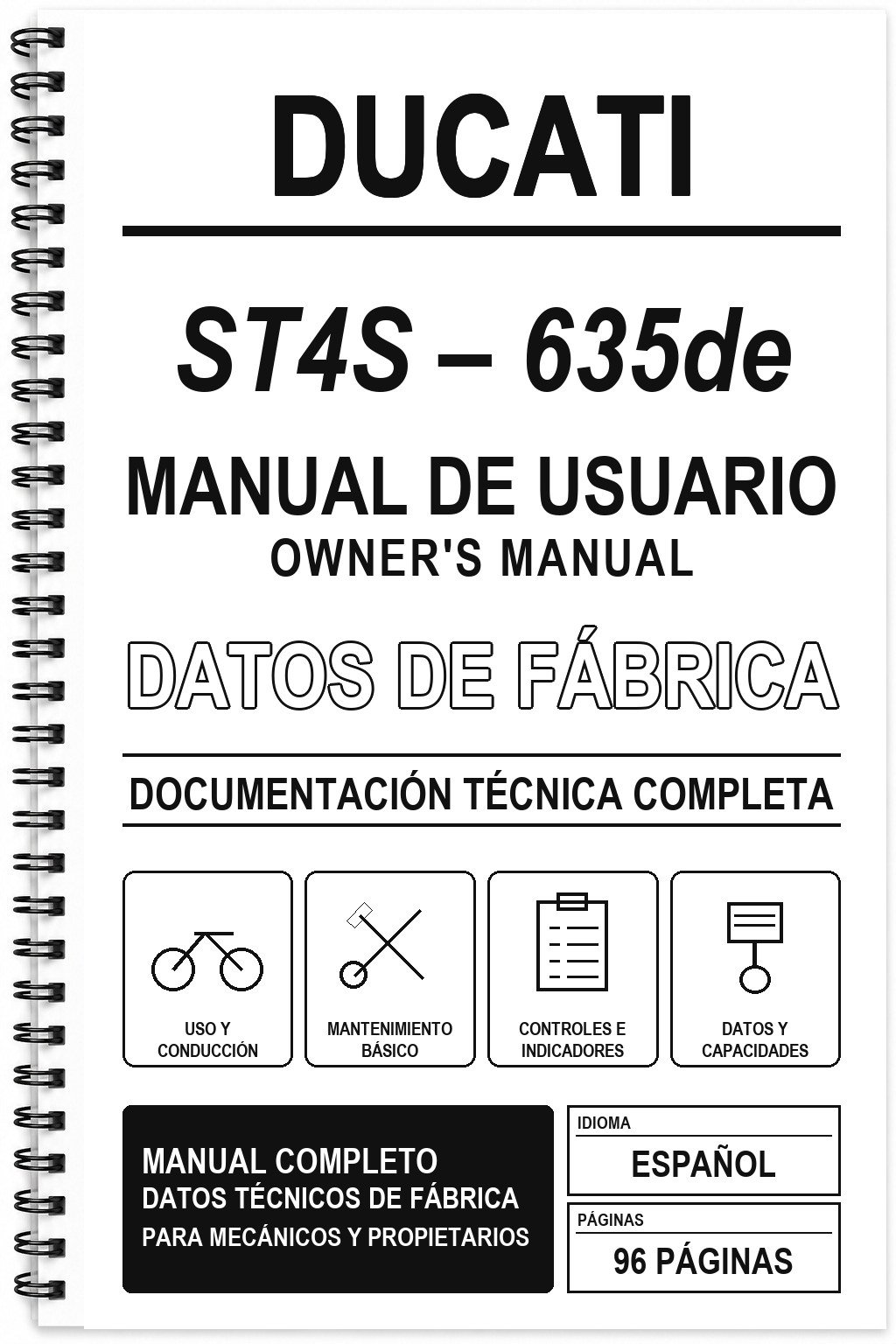 Manual de Usuario Ducati ST4S – 635de