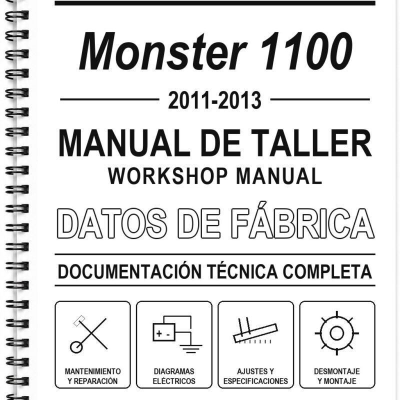 Manual de Taller Ducati Monster 1100 (2011-2013)