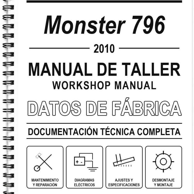 Manual de Taller Ducati Monster 796 (2010)
