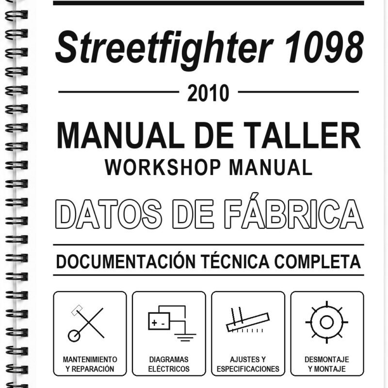 Manual de Taller Ducati Streetfighter 1098 (2010)