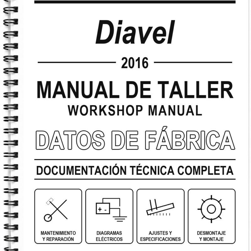 Manual de Taller Ducati Diavel (2016)