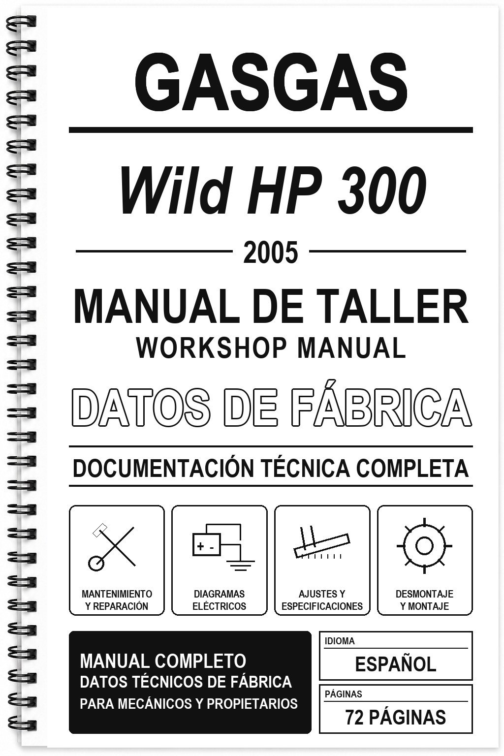 Manual de Taller GasGas Wild HP 300 (2005)