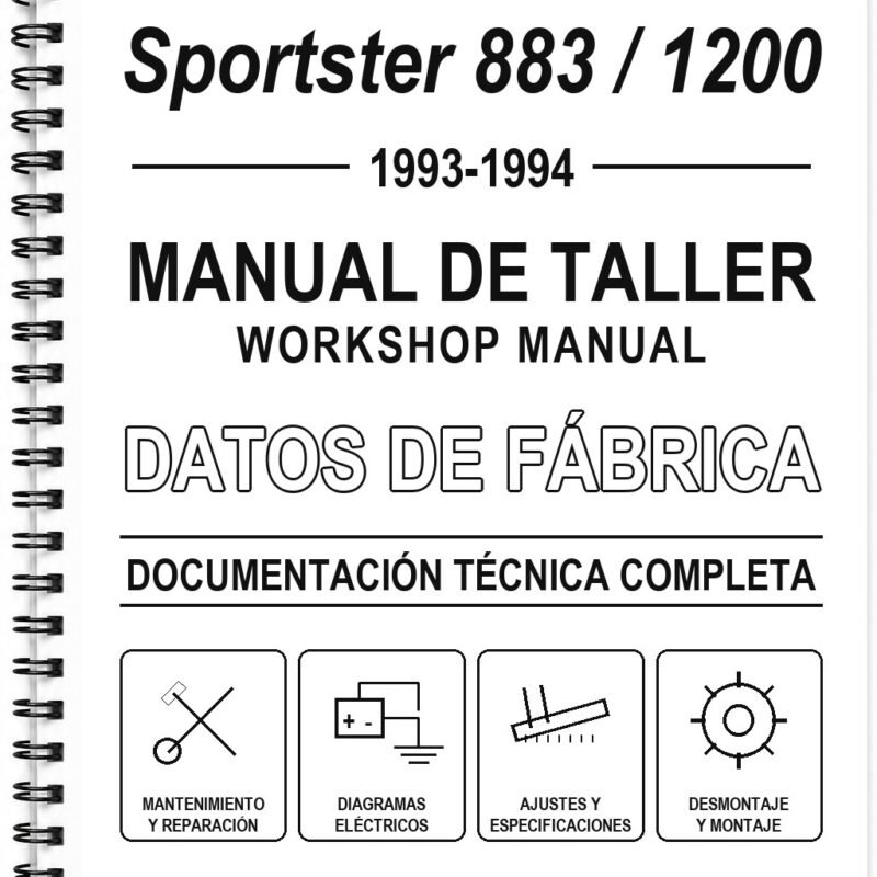 Manual de Taller Harley-Davidson Sportster 883 / 1200 (1993-1994)