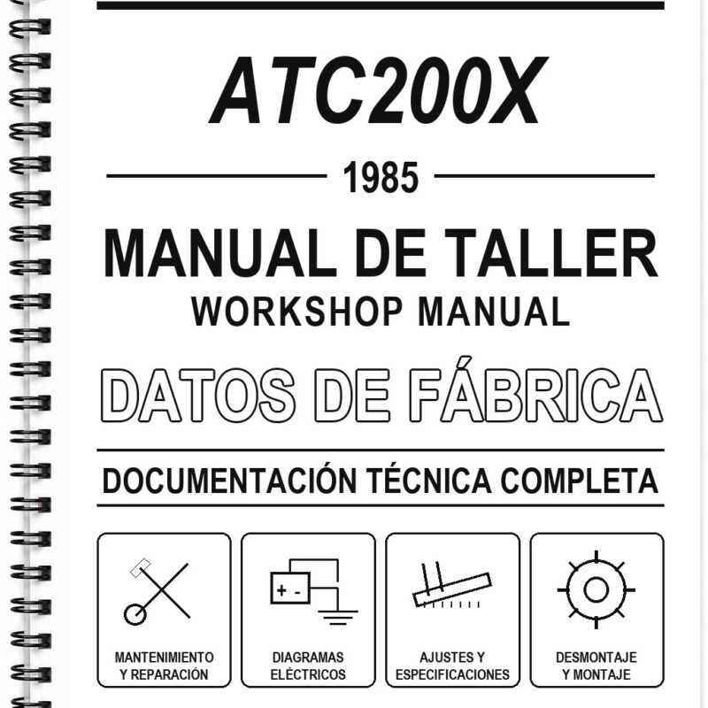 Manual de Taller Honda ATC200X (1985)