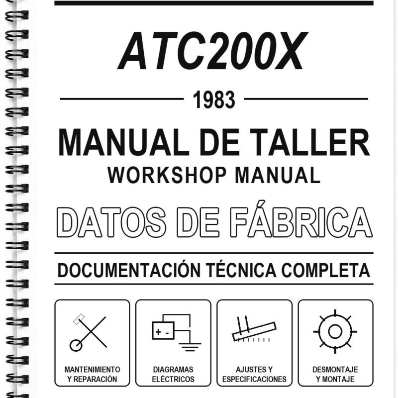 Manual de Taller Honda ATC200X (1983)