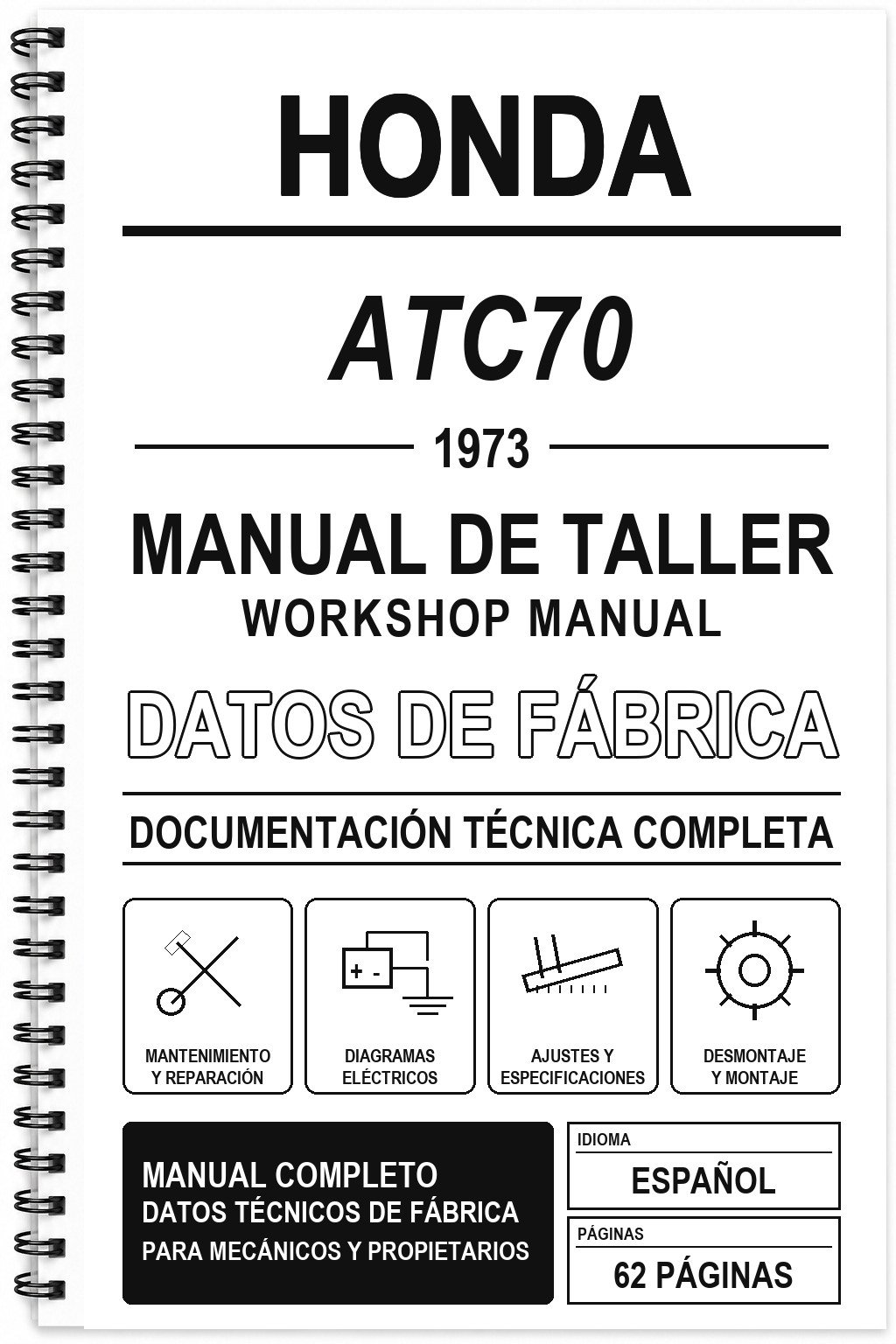 Manual de Taller Honda ATC70 (1973)