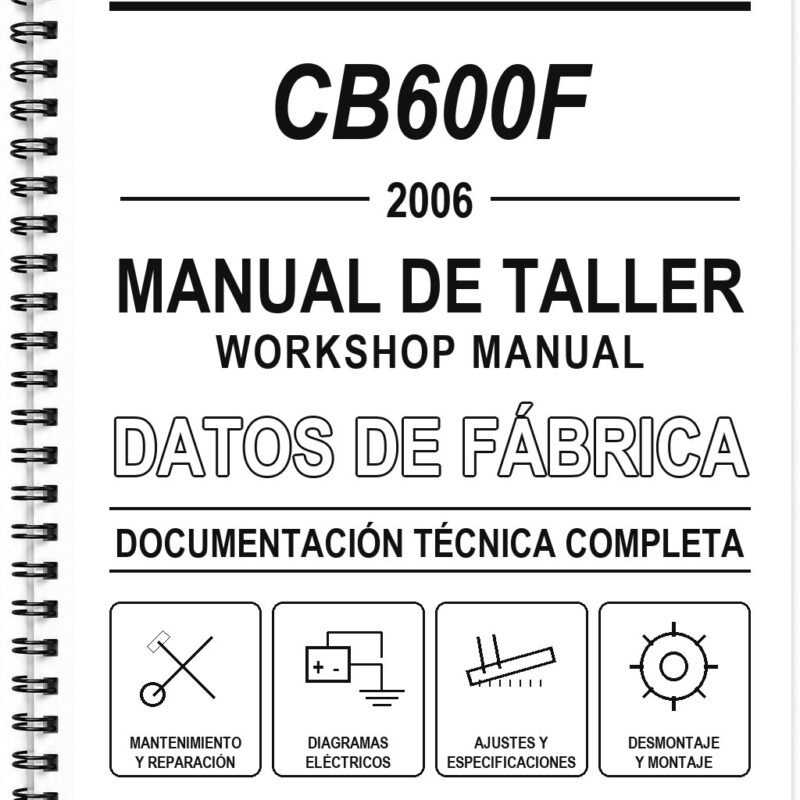 Manual de Taller Honda CB600F (2006)
