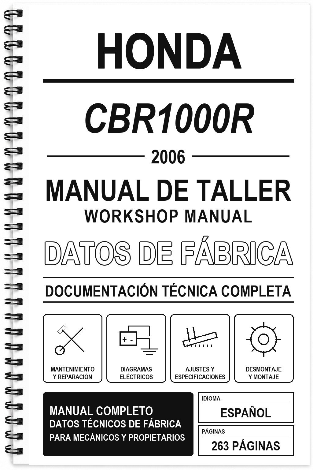 Manual de Taller Honda CBR1000R (2006)