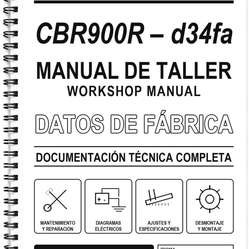 Manual de Taller Honda CBR900R – d34fa