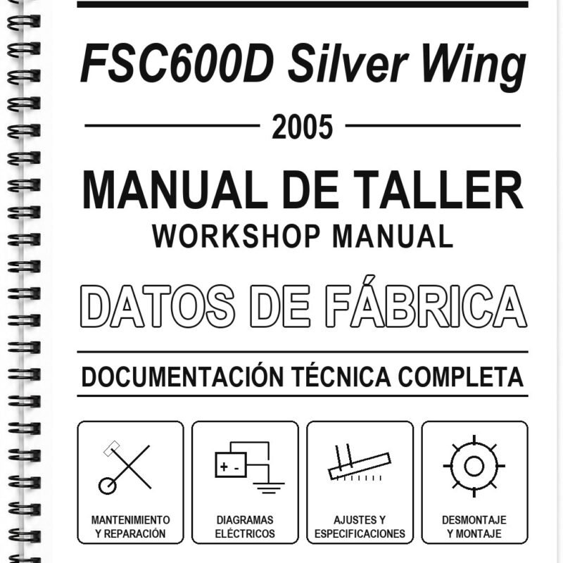 Manual de Taller Honda FSC600D Silver Wing (2005)