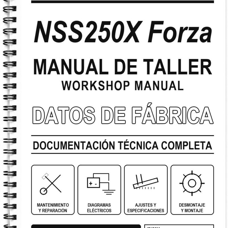 Manual de Taller Honda NSS250X Forza