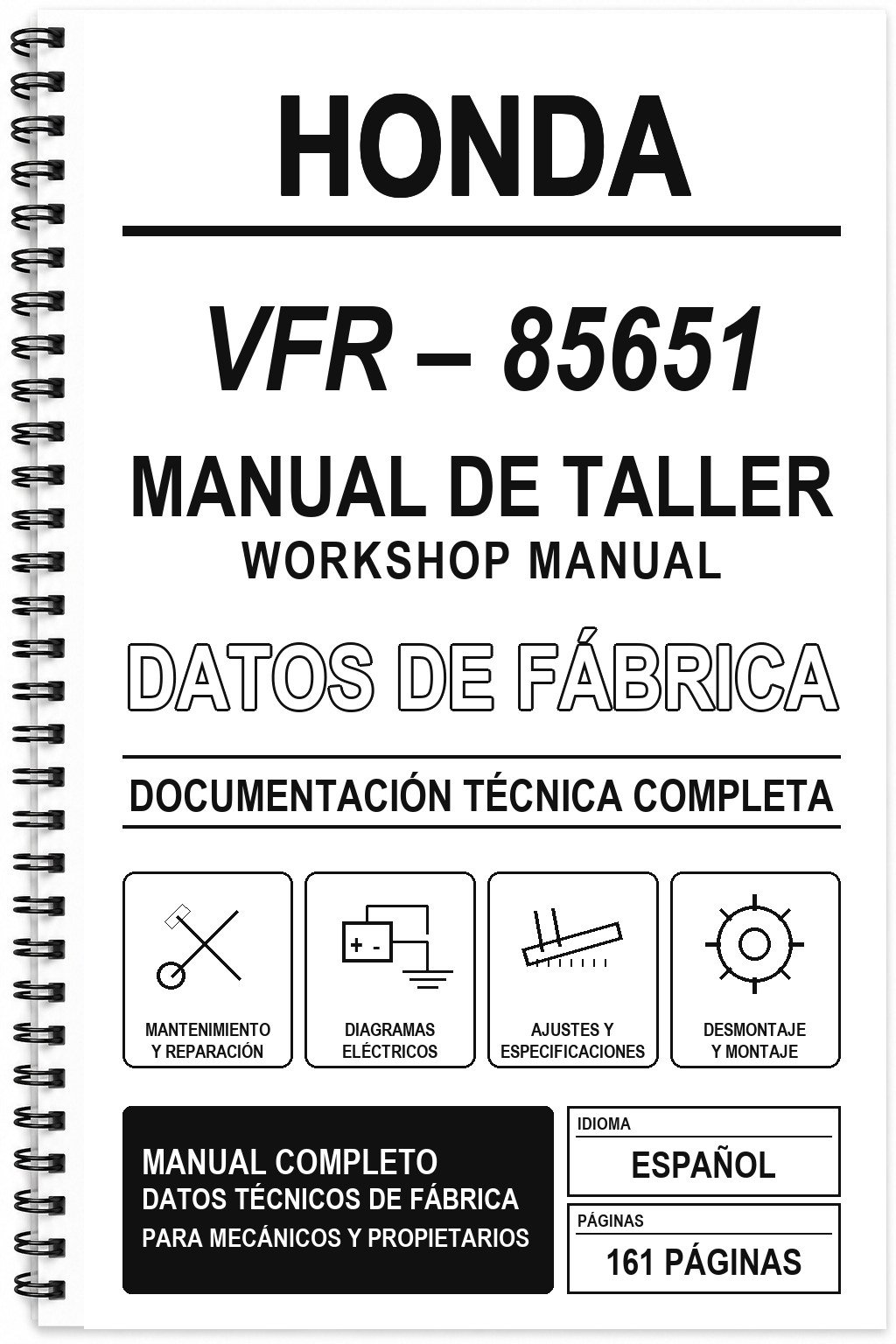 Manual de Taller Honda VFR – 85651