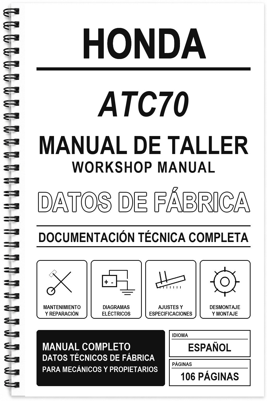 Manual de Taller Honda ATC70