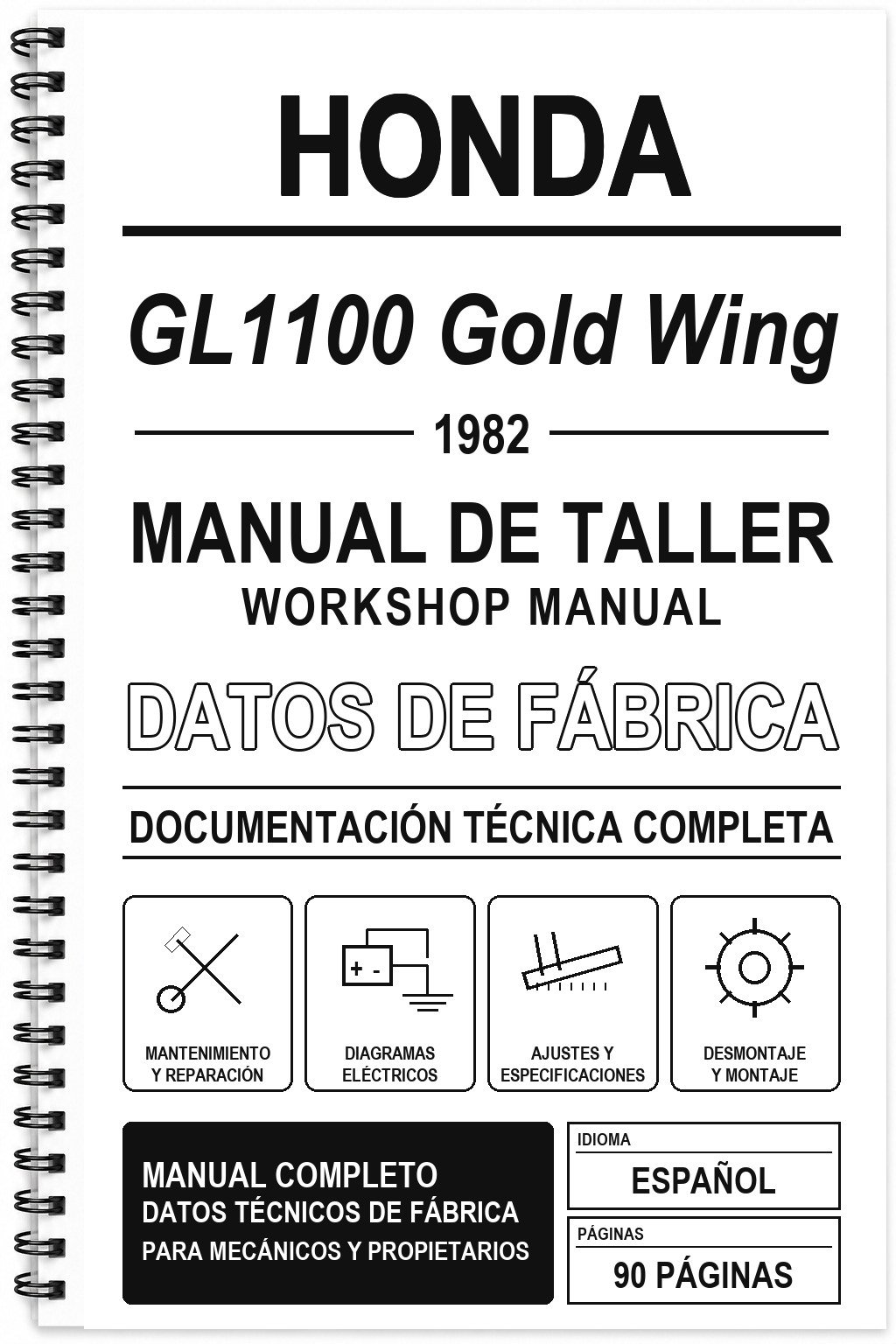Manual de Taller Honda GL1100 Gold Wing (1982) – e7357
