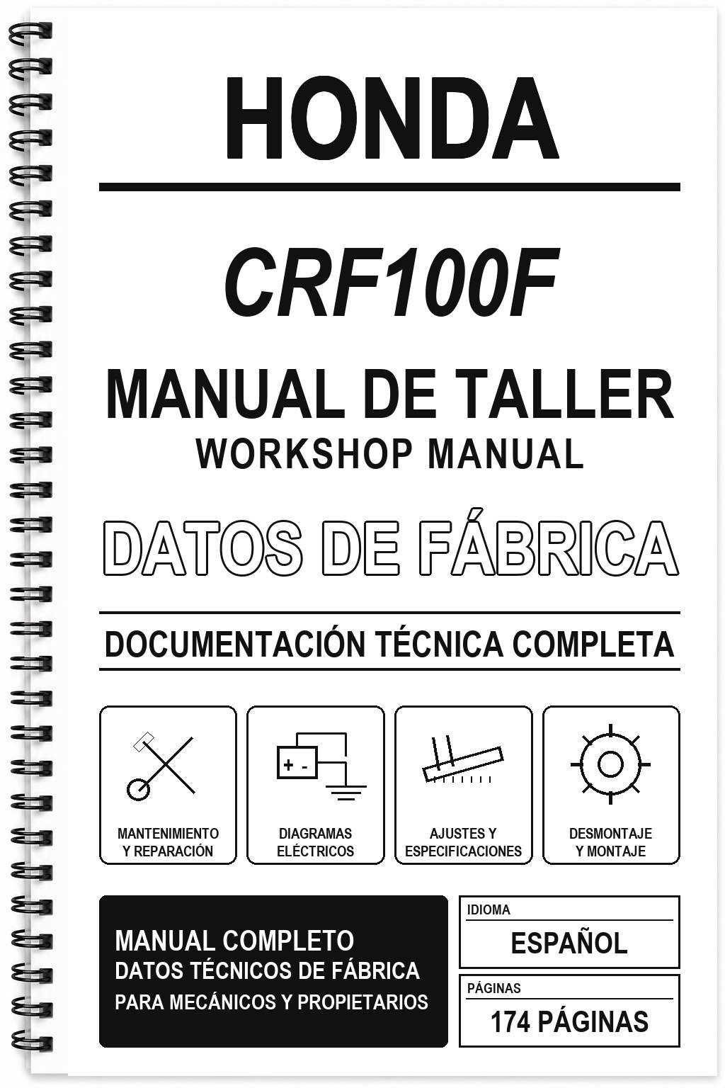 Manual de Taller Honda CRF100F