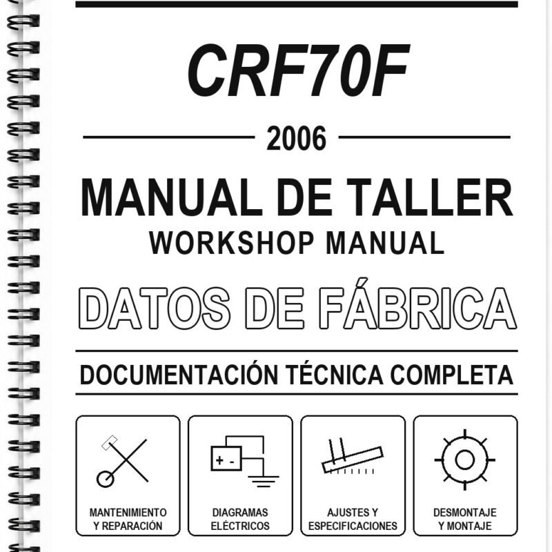 Manual de Taller Honda CRF70F (2006)