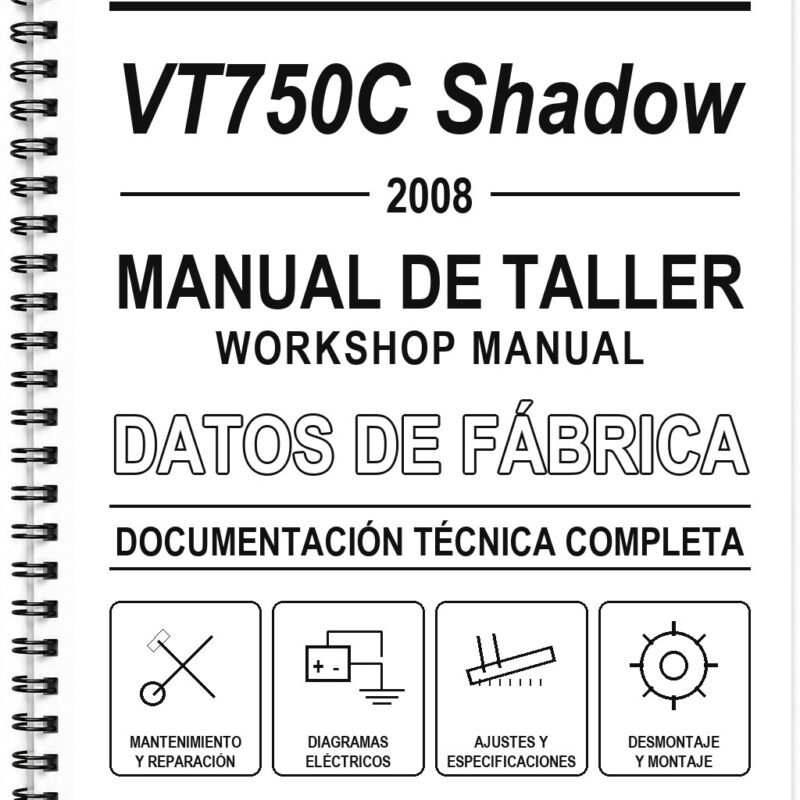 Manual de Taller Honda VT750C Shadow (2008)