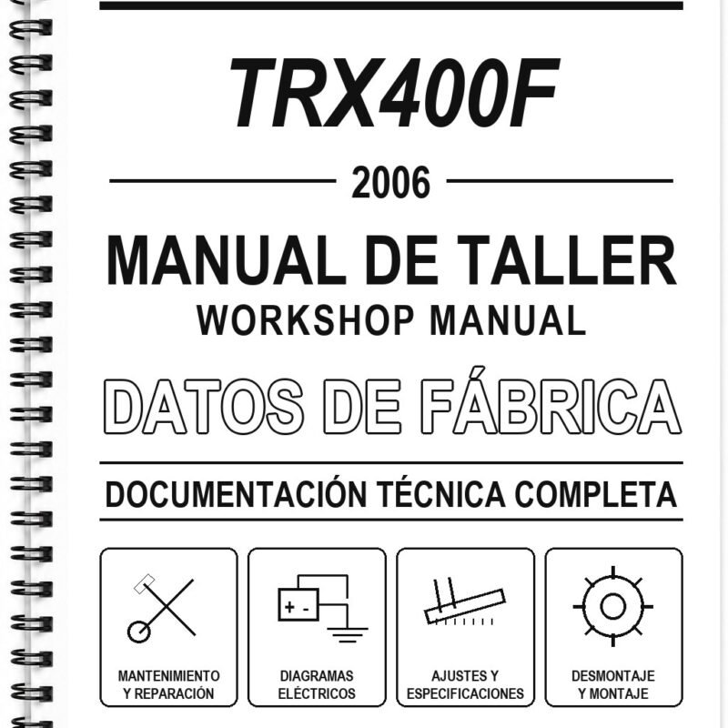 Manual de Taller Honda TRX400F (2006)