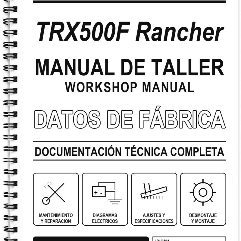 Manual de Taller Honda TRX500F Rancher