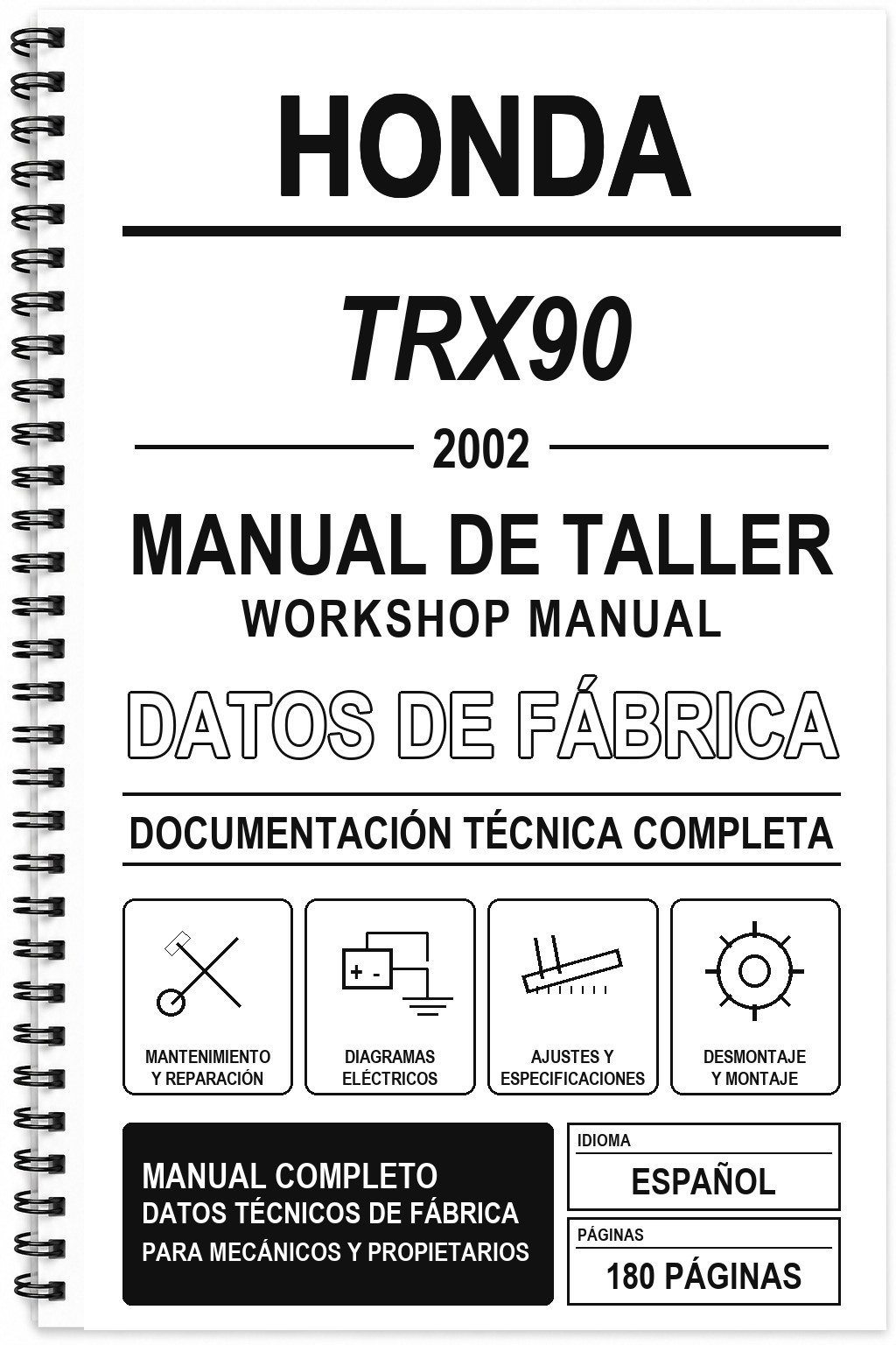 Manual de Taller Honda TRX90 (2002)