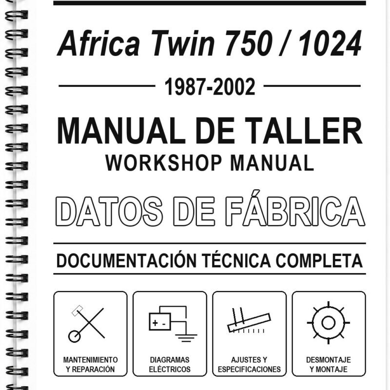 Manual de Taller Honda Africa Twin 750 / 1024 (1987-2002)